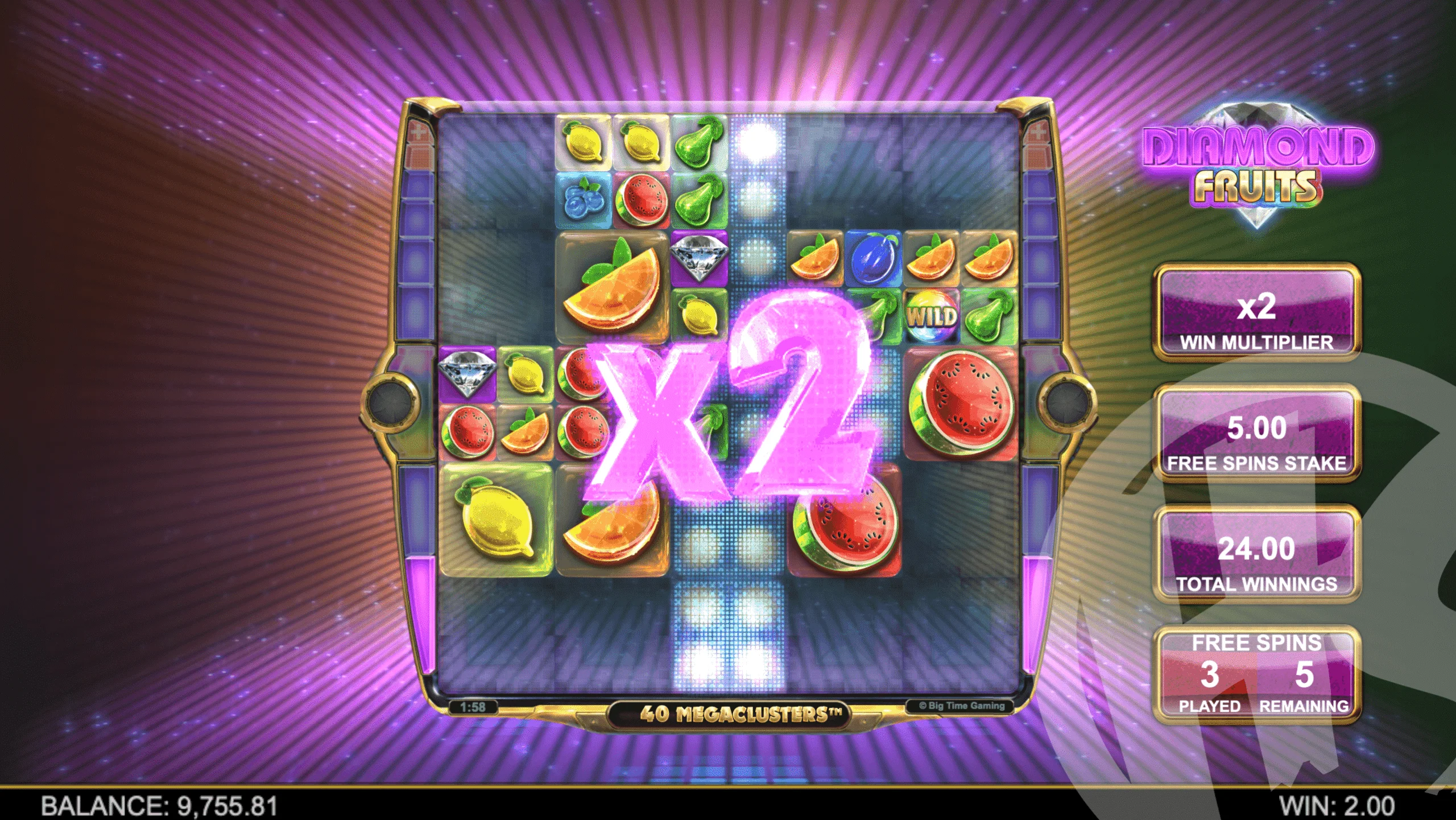 Diamond Fruits Megaclusters Slot Review pic 16